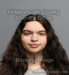 Mugshot of Emily Gianna Reyes booked in Hillsborough County, Florida on September 8, 2026