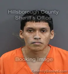 Mugshot of Xavier Ruiz-Gonzalez booked in Hillsborough County, Florida on September 8, 2026
