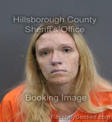 Mugshot of Jessica Dawn Williams booked in Hillsborough County, Florida on September 8, 2026