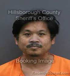 Mugshot of Munir Pingul Flores booked in Hillsborough County, Florida on September 8, 2026