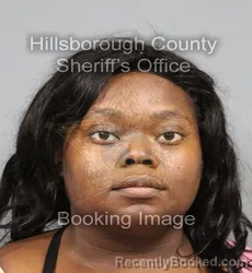 Mugshot of Alexandria Kiara Dixon booked in Hillsborough County, Florida on September 8, 2026
