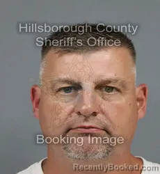 Mugshot of Damian Lee Hughes booked in Hillsborough County, Florida on September 8, 2026