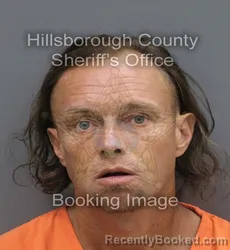 Mugshot of Christopher Lee Moore booked in Hillsborough County, Florida on September 8, 2026