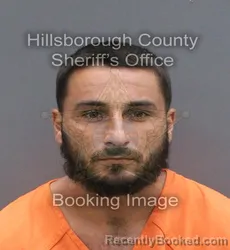 Mugshot of Thomas Andrew Legeret Harris booked in Hillsborough County, Florida on September 9, 2026