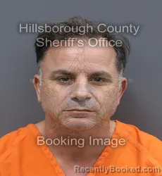 Mugshot of Jorge Luis Parra booked in Hillsborough County, Florida on September 9, 2026