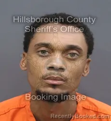 Mugshot of Darius Jamir Contee booked in Hillsborough County, Florida on September 9, 2026