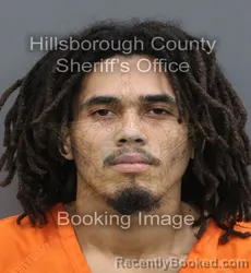 Mugshot of Angel Josue Rodriguez booked in Hillsborough County, Florida on September 9, 2026