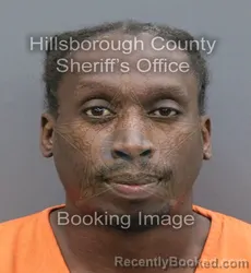 Mugshot of Al Demetrian Hughes booked in Hillsborough County, Florida on September 9, 2026