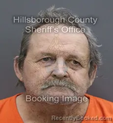Mugshot of Garry Lee Moore booked in Hillsborough County, Florida on September 9, 2026