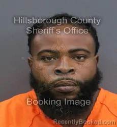 Mugshot of Javares Demontae Wimbush booked in Hillsborough County, Florida on September 9, 2026