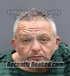 Booking photo from Hillsborough County, Florida