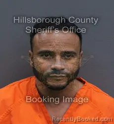 Mugshot of Sandy Jesus Gonzalez booked in Hillsborough County, Florida on September 9, 2026