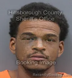 Mugshot of Demetrick Lavoris Lindsey booked in Hillsborough County, Florida on September 9, 2026