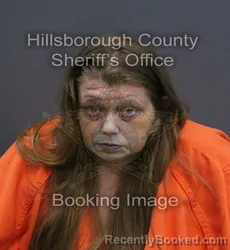 Mugshot of Margaret Marie Brookhouser booked in Hillsborough County, Florida on September 10, 2026
