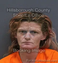 Mugshot of Lisa Marie Purdy booked in Hillsborough County, Florida on September 10, 2026