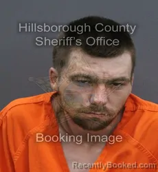 Mugshot of Tyler Kenneth Daniel booked in Hillsborough County, Florida on September 10, 2026