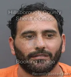 Mugshot of Jouda Afif Fahme Asfour booked in Hillsborough County, Florida on September 10, 2026