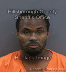 Mugshot of Deandre Maurice Thompson booked in Hillsborough County, Florida on September 10, 2026