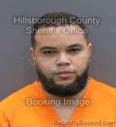 Mugshot of Enmanuel D Martinez Arredondo booked in Hillsborough County, Florida on September 10, 2026