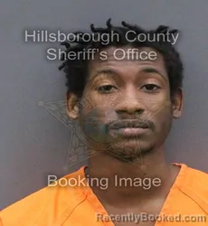 Mugshot of Queshawn O'Ryan Prater booked in Hillsborough County, Florida on September 10, 2026