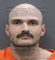 Mugshot of Nathan Allen Mosley booked in Hillsborough County, Florida on September 11, 2026