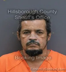 Mugshot of Jairo Leodan Galindo Acosto booked in Hillsborough County, Florida on September 11, 2026
