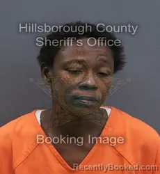Mugshot of Erickah Valeen Slaughter booked in Hillsborough County, Florida on September 11, 2026