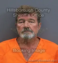 Mugshot of Jeffery Bryan Friedel booked in Hillsborough County, Florida on September 11, 2026