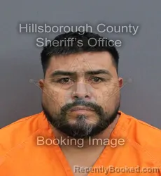Mugshot of Raul Rodriguez booked in Hillsborough County, Florida on September 11, 2026
