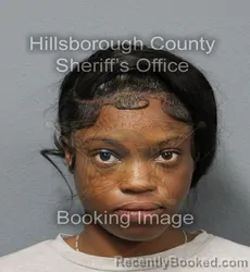 Mugshot of Juliuana Rena Carter booked in Hillsborough County, Florida on September 11, 2026