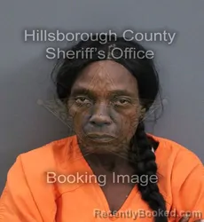 Mugshot of Bridgette Necole Stacey booked in Hillsborough County, Florida on September 11, 2026