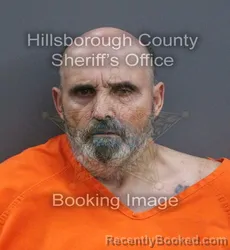 Mugshot of Ronald Edward Kidd booked in Hillsborough County, Florida on September 11, 2026