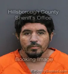 Mugshot of Joshua Angle Juarez booked in Hillsborough County, Florida on September 11, 2026