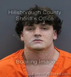 Mugshot of Aaron James Turner booked in Hillsborough County, Florida on September 12, 2026