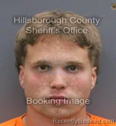 Mugshot of Ryan Braun Geasling booked in Hillsborough County, Florida on September 12, 2026