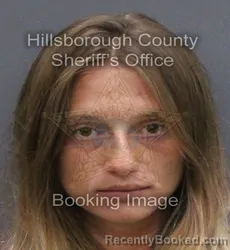 Mugshot of Francesca Jacqueline Milone booked in Hillsborough County, Florida on September 12, 2026