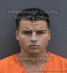 Mugshot of Frank Anthony Spremulli booked in Hillsborough County, Florida on September 12, 2026