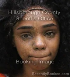 Mugshot of Jasmine Thenor booked in Hillsborough County, Florida on September 12, 2026