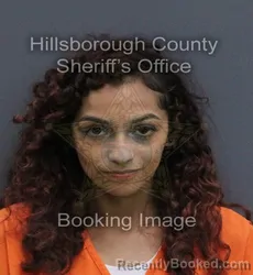 Mugshot of Cynthia Cisneros-Herrera booked in Hillsborough County, Florida on September 12, 2026