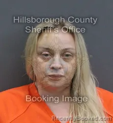 Mugshot of Christen Leigh Anderson booked in Hillsborough County, Florida on September 12, 2026
