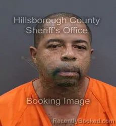 Mugshot of Dwayne Andre Pedlar booked in Hillsborough County, Florida on September 12, 2026