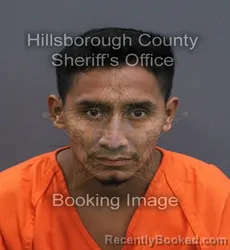 Mugshot of Rafael Angel Orozco Lopez booked in Hillsborough County, Florida on September 12, 2026