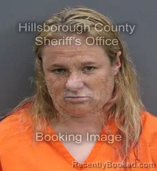 Mugshot of Danielle Hickman booked in Hillsborough County, Florida on September 12, 2026