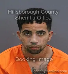 Mugshot of Willian Ferro Chaviano booked in Hillsborough County, Florida on September 12, 2026