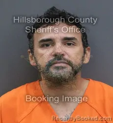 Mugshot of Juan David Alvarez Montoya booked in Hillsborough County, Florida on September 12, 2026