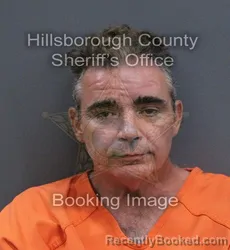 Mugshot of James Robert Mountjoy booked in Hillsborough County, Florida on September 12, 2026