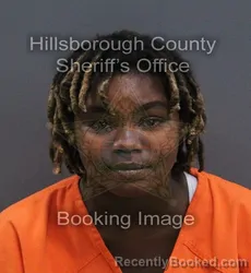 Mugshot of Destiny L Thornton booked in Hillsborough County, Florida on September 12, 2026