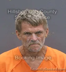 Mugshot of Joseph Lee Hall booked in Hillsborough County, Florida on September 12, 2026