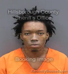 Mugshot of Jordan Jeffery Carlyle booked in Hillsborough County, Florida on September 12, 2026