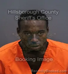 Mugshot of Rahkym Cooley booked in Hillsborough County, Florida on September 13, 2026